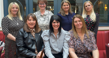 Female leadership at Jacksons stood for a photo