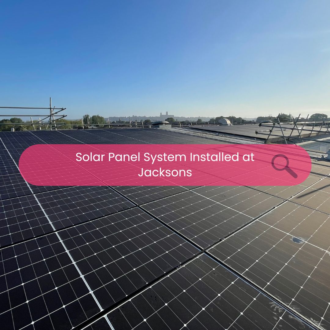 Solar Panel System Installed at Jacksons | Jacksons Workwear