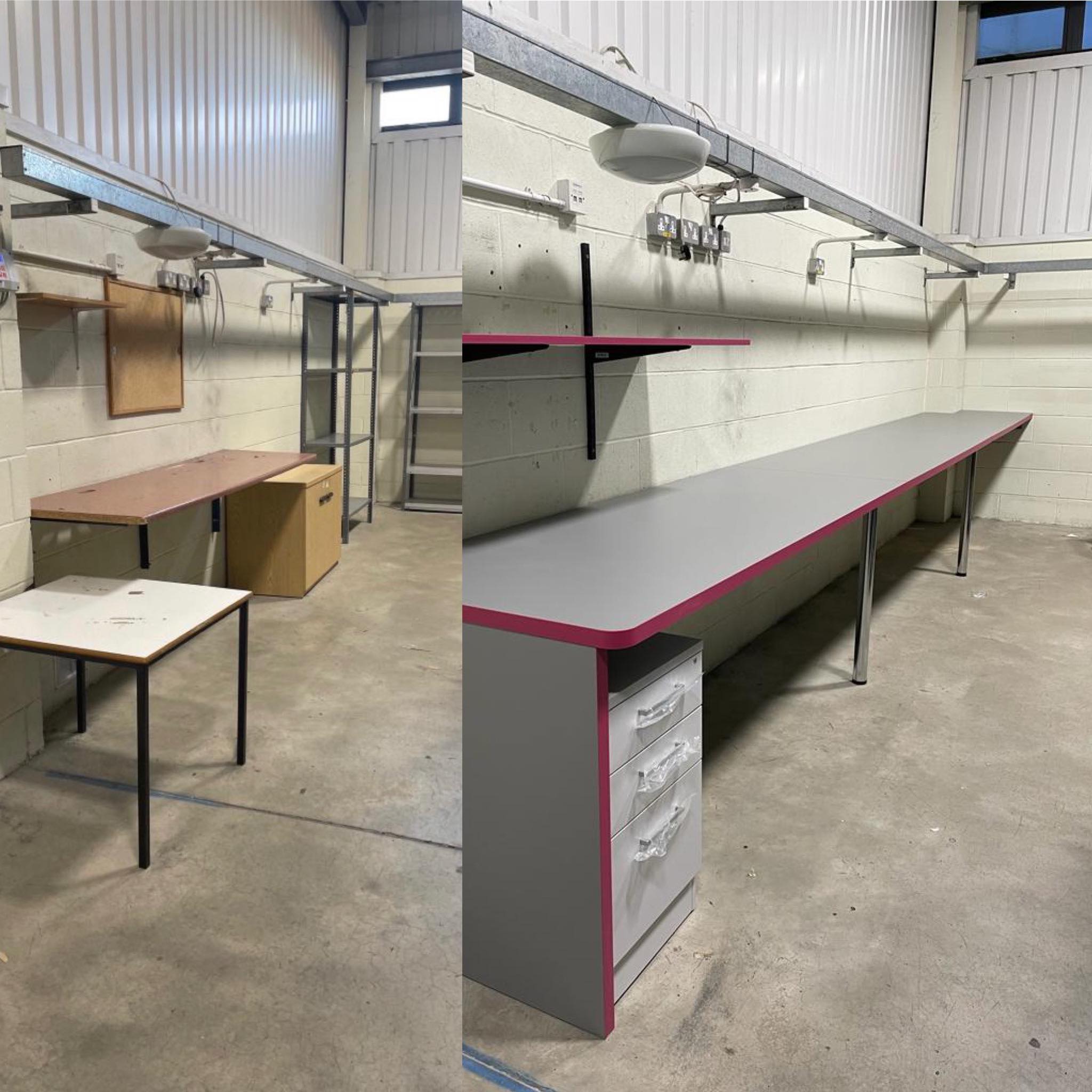 new desks in installations department with jacksons colours improving efficiency and productivity new desks in installations department with jacksons colours improving efficiency and productivity