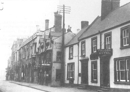 Black and white image of Jacksons Saltergate shop